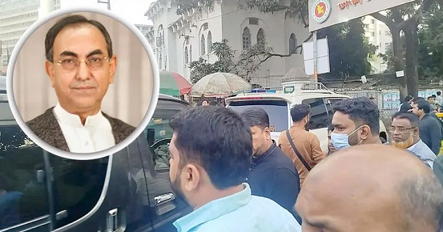 ওসমান হাদিকে দেখতে ঢামেকে মির্জা আব্বাস