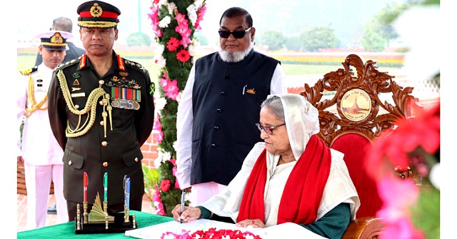 ৭ জানুয়ারির নির্বাচনে গণতন্ত্রের বিজয় হয়েছে: শেখ হাসিনা