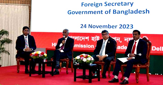 দিল্লিতে ৯০ দেশের কূটনীতিকদের সামনে নির্বাচন প্রস্তুতি তুলে ধরলেন পররাষ্ট্র সচিব