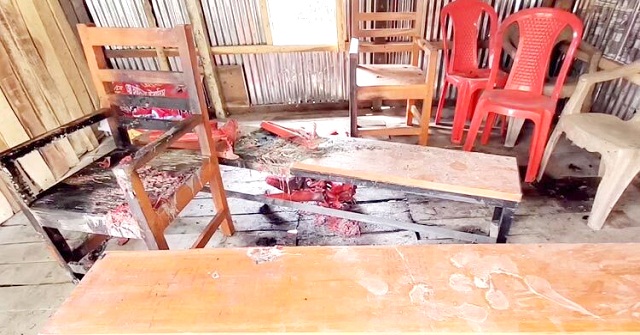 ভোলায় বিএনপি কার্যালয়ে আগুন