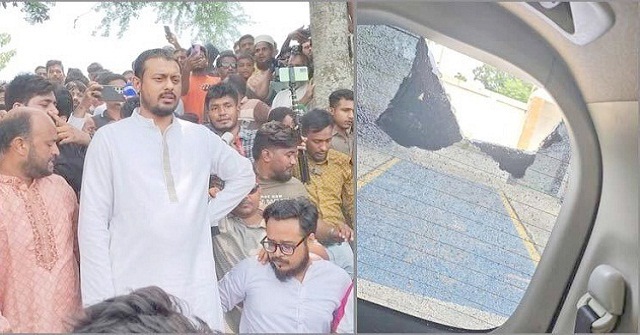 এবার বেনাপোলে নাসীরুদ্দীন পাটওয়ারীর গাড়িবহরে ডিম নিক্ষেপ-হামলা