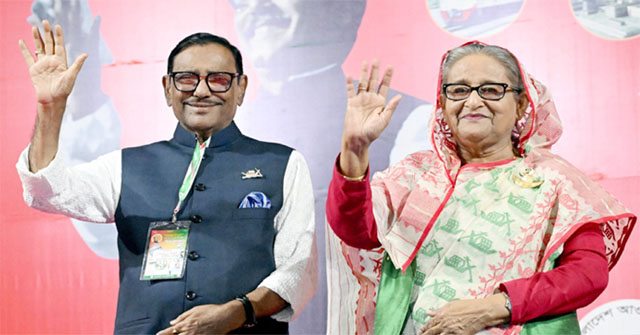 আ. লীগের নির্বাচন পরিচালনা কমিটির সভাপতি শেখ হাসিনা, সদস্য সচিব ওবায়দুল কাদের