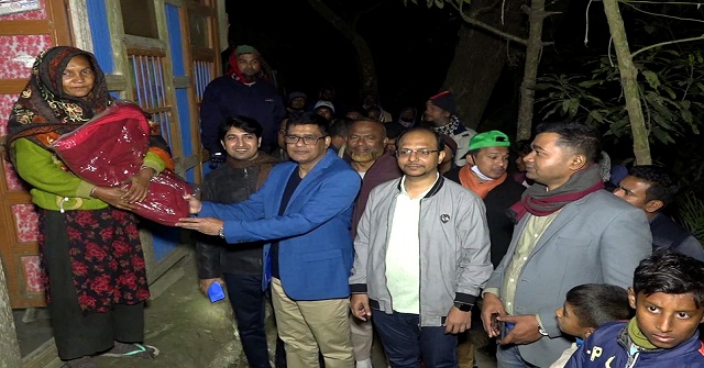ভোলায় জেলা প্রশাসকের কম্বল বিতরণ