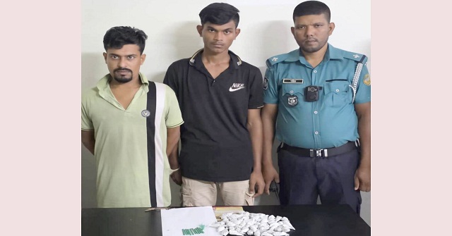 বরিশালে ১০০ পিস ইয়াবা ও ১৪৫ গ্রাম গাঁজাসহ আটক ২ 