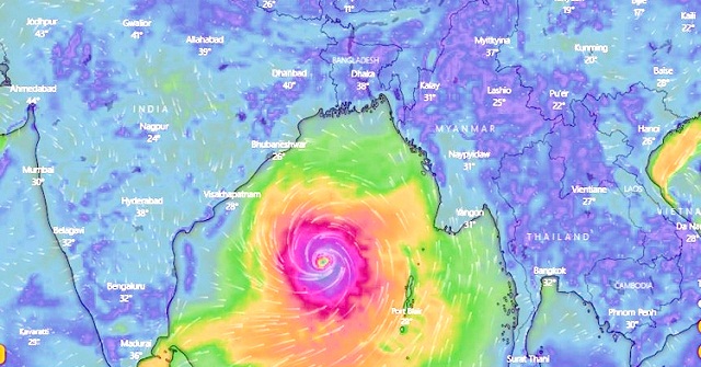 ১৭৫ কিমি বেগে উপকূলে আঘাত হানতে পারে ঘূর্ণিঝড় ‘মোখা’