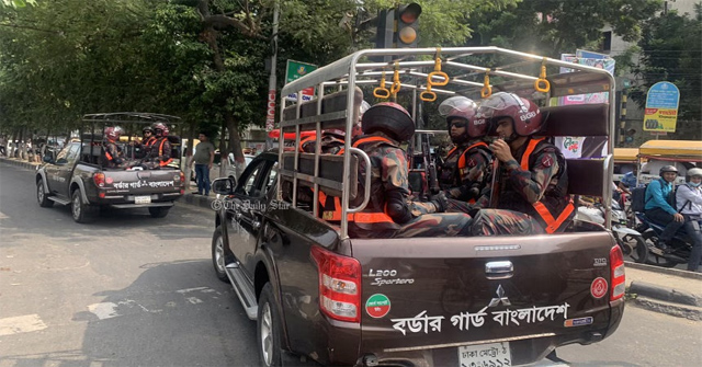 আইনশৃঙ্খলা পরিস্থিতি নিয়ন্ত্রণে  সারা দেশে ২২৯ প্লাটুন বিজিবি মোতায়েন