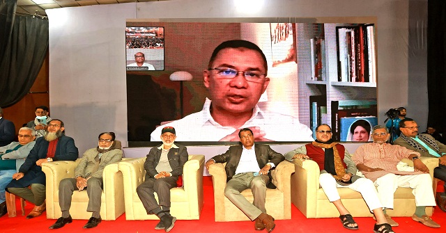 অতীতে ধ্বংসের কিনারা থেকে দেশকে রক্ষা করেছে বিএনপি: তারেক রহমান