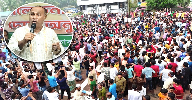চরফ্যাশনে স্বেচ্ছাসেবক দলের কর্মীসমাবেশ 