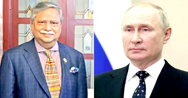নবনির্বাচিত রাষ্ট্রপতি মো. সাহাবুদ্দিনকে পুতিনের অভিনন্দন