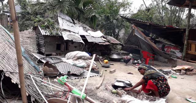 ঈদ আনন্দ নেই ঝড়ে ক্ষতিগ্রস্ত পরিবারগুলোতে