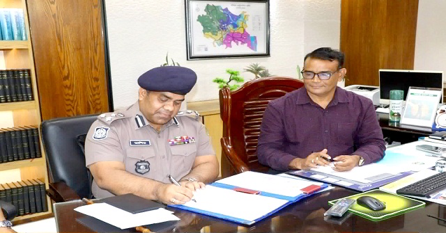 বিএমপির নতুন কমিশনার আশিক সাঈদের দায়িত্ব গ্রহণ