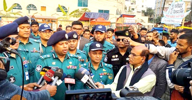 নাশকতাসহ যেকোনো পরিস্থিতি মোকাবিলায় সর্বোচ্চ সতর্ক পুলিশ:বিএমপি কমিশনার