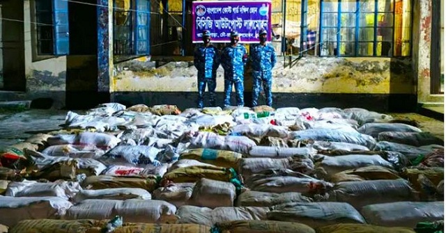 ভোলায় ২২ লাখ টাকা মূল্যের নিষিদ্ধ পলিথিন জব্দ