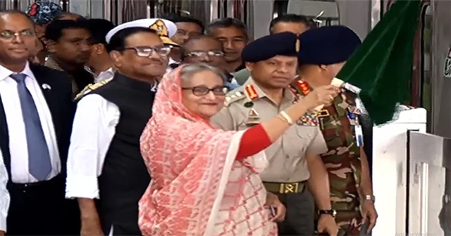 মেট্রোরেলের আগারগাঁও-মতিঝিল অংশের উদ্বোধন করলেন প্রধানমন্ত্রী