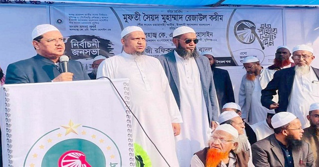 দেশকে ভালোবাসার নামে আমেরিকার সঙ্গে ওরা গোপন বৈঠক করে: চরমোনাই পীর