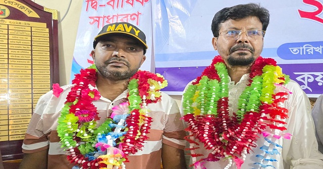  কুয়াকাটা প্রেসক্লাবের সভাপতি তুষার, সম্পাদক মিরণ
