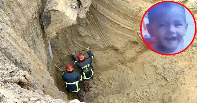 গভীর নলকূপের পাইপে পড়ে যাওয়া শিশু সাজিদকে জীবিত উদ্ধার