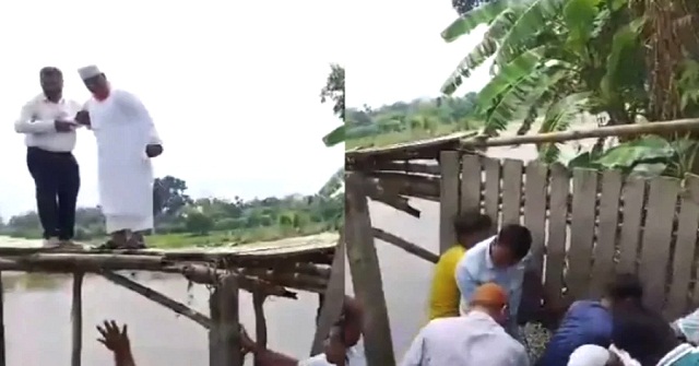  সাঁকো ভেঙে পড়লেন জামায়াতের নেতাকর্মীরা, অল্পের জন্য রক্ষা পেলেন এমপি