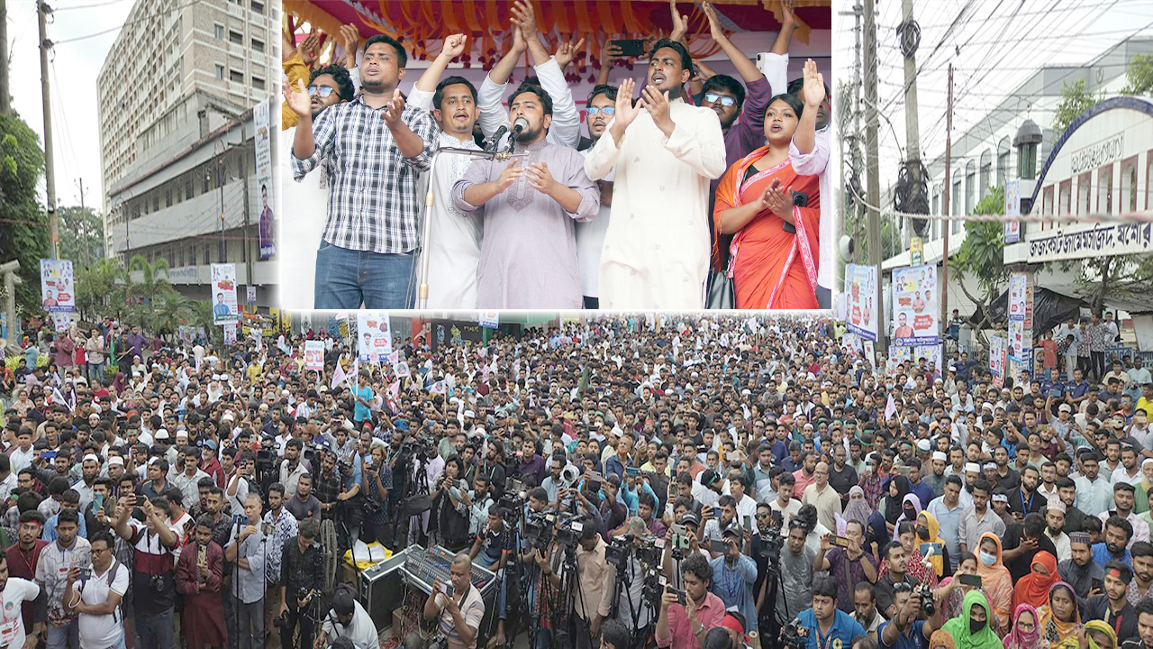 আমাদের আন্দোলন দুর্নীতি ও চাঁদাবাজির বিরুদ্ধে : নাহিদ ইসলাম