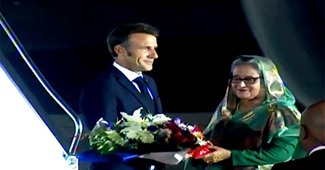 ঢাকায় ফ্রান্সের প্রেসিডেন্ট ম্যাক্রোঁ