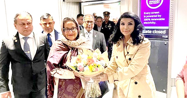 লন্ডনে পৌঁছেছেন প্রধানমন্ত্রী