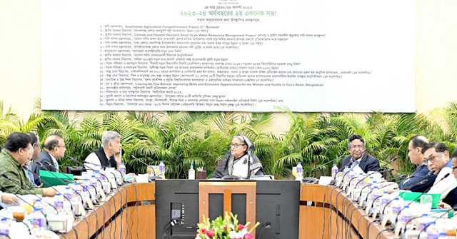 একনেকে ১৪ হাজার ৭৭ কোটি টাকার ২০ প্রকল্প অনুমোদন