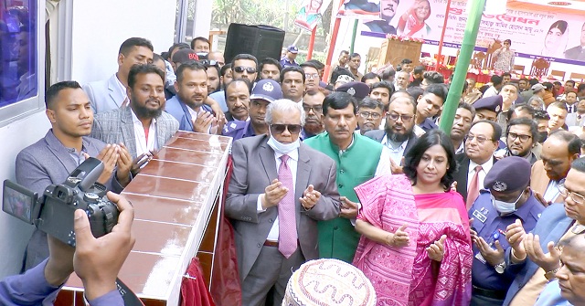 ঝালকাঠিতে বেগম ফিরোজা আমির হোমিওপ্যাথিক মেডিকেল কলেজ ও হাসপাতালের উদ্বোধন