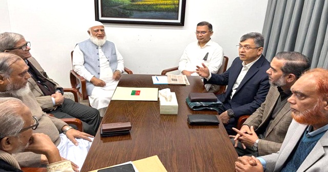তারেক রহমানের সঙ্গে জামায়াত আমিরের সাক্ষাৎ