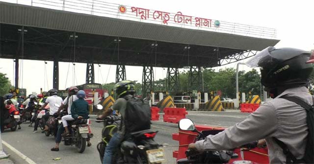  পদ্মা সেতুতে ১৩ দিনে ৪২ কোটি টাকা টোল আদায় 