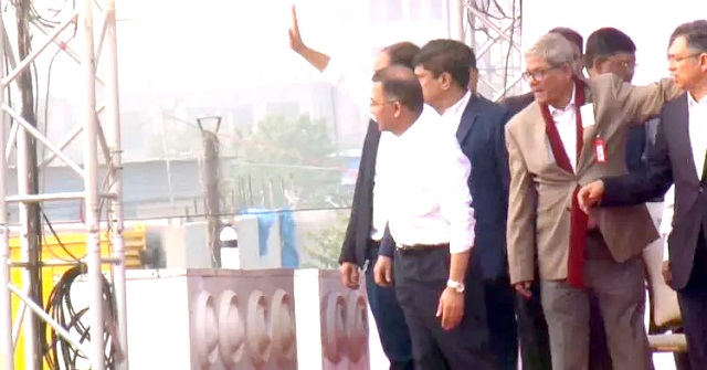 গণসংবর্ধনা মঞ্চে তারেক রহমান, তুমুল উচ্ছ্বাস-স্লোগানে বরণ