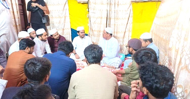 চরমোনাই মাহফিলে অংশ নিলেন আসিফ মাহমুদের নেতৃত্বে এনসিপির প্রতিনিধি দল 