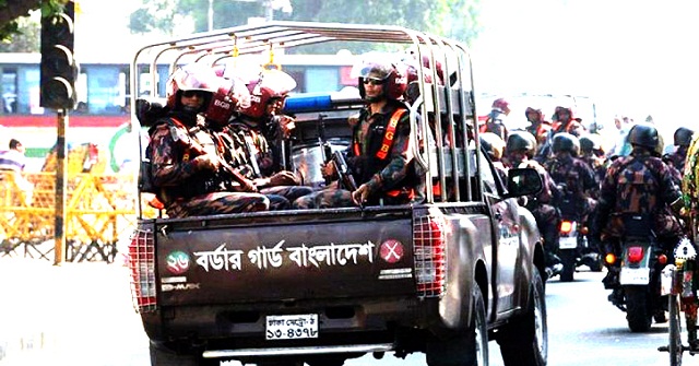 বরিশালে ৪ প্লাটুন বিজিবি মোতায়েন