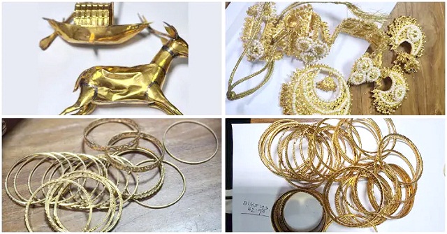 শেখ হাসিনার লকারে ছিল সোনার নৌকা-হরিণসহ বিভিন্ন গহনা