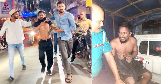 মিছিলের টাকা নিতে ‍এসে ধরা ছাত্রলীগ নেতা