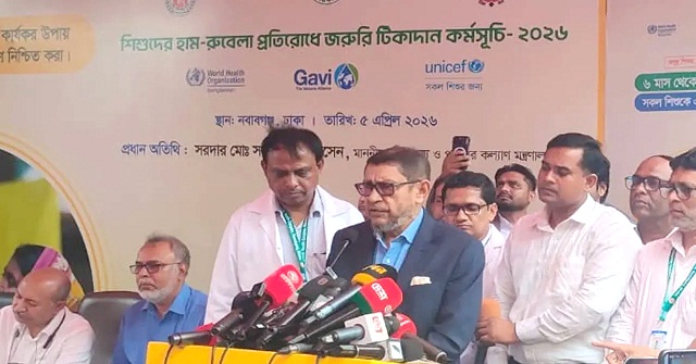 ৩ মে থেকে সারাদেশে হামের টিকা পাওয়া যাবে 