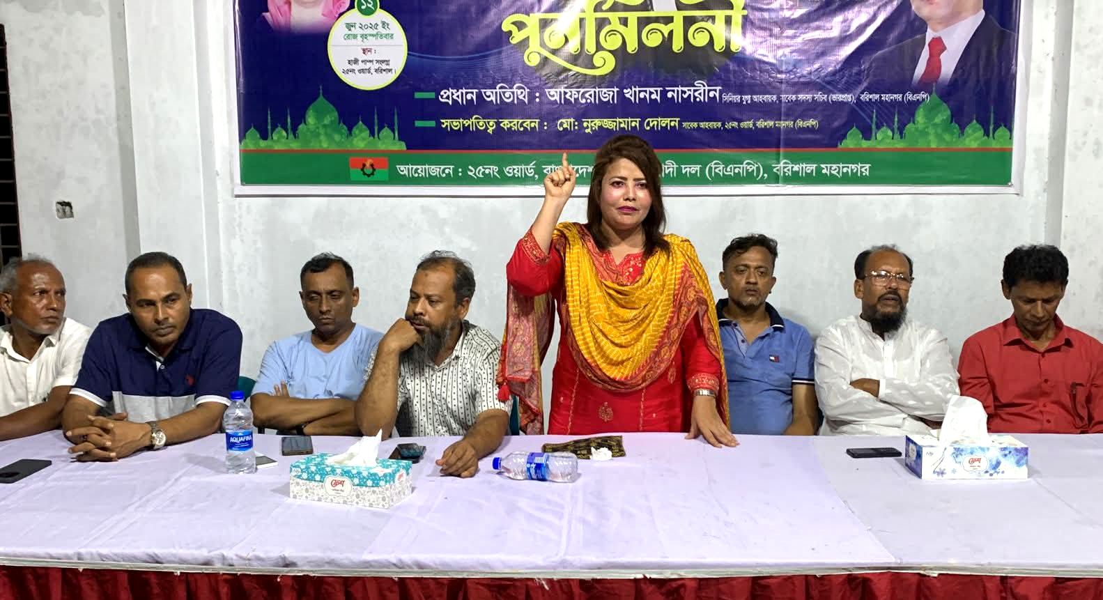বিএনপির প্রকৃত কর্মীরা কখনো চাঁদাবাজি, দখলবাজি করে না: নাসরীন 