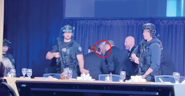 হোটেল লবিতে বন্দুকধারীর গুলি, সরিয়ে নেয়া হলো ট্রাম্পকে