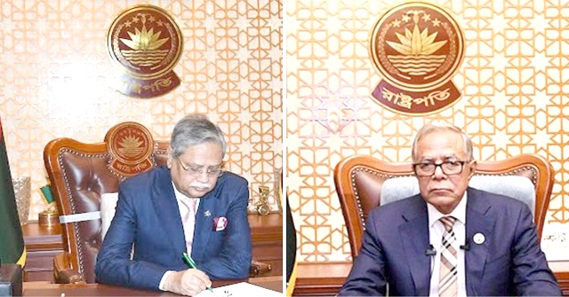 সাবেক রাষ্ট্রপতি হামিদ-সাহাবুদ্দিনের বিরুদ্ধে ট্রাইব্যুনালে অভিযোগ