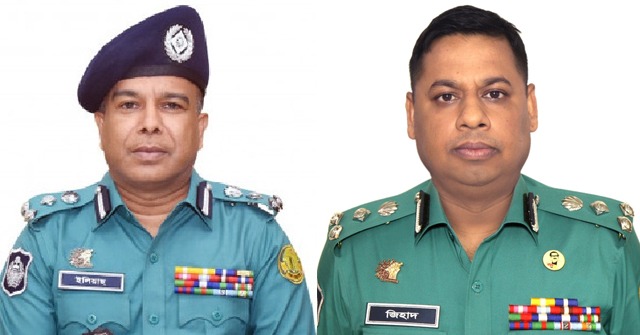 বরিশাল রেঞ্জ ডিআইজি ও পুলিশ ক‌মিশনারকে বদলি 