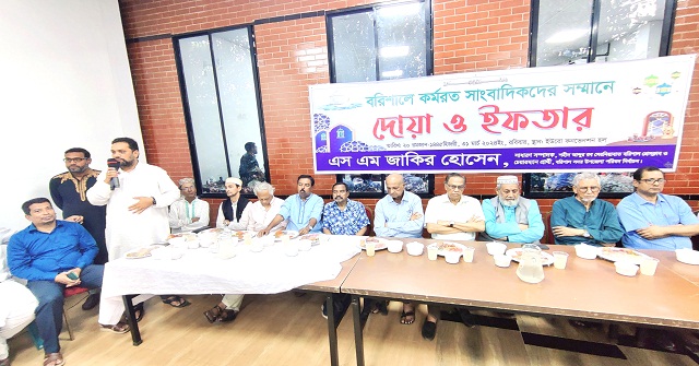 এসএম জাকির হোসেনের পাশে থাকার প্রত্যয় সাংবাদিকদের