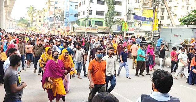 ন্যূনতম মজুরি প্রত্যাখ্যান শ্রমিকদের, শুক্রবার প্রতিবাদ সমাবেশ