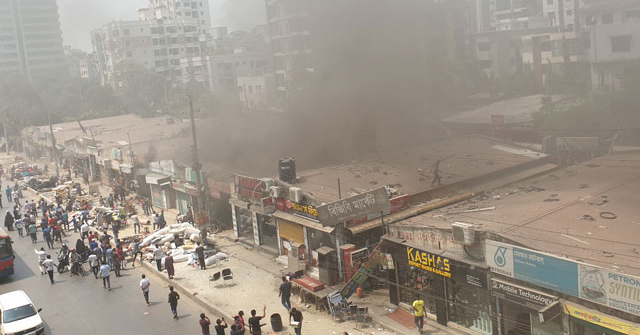 বিজিবি মার্কেটের আগুন নিয়ন্ত্রণে
