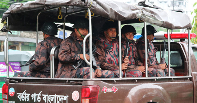 রাজধানীতে ১০ প্লাটুন বিজিবি মোতায়েন