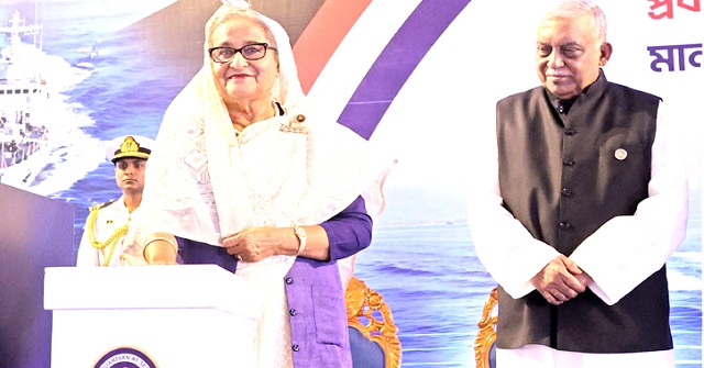 কোস্ট গার্ডকে ত্রিমাত্রিক বাহিনী হিসেবে গড়ে তুলছে সরকার: প্রধানমন্ত্রী