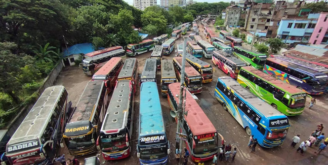 লঞ্চ-ট্রেন-দূরপাল্লার বাসের যাত্রা শুরু