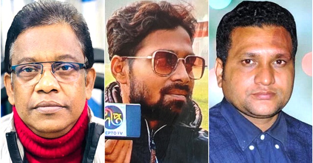 বরিশালে পেশাগত দায়িত্ব পালনের সময় তিন সাংবাদিককে মারধর