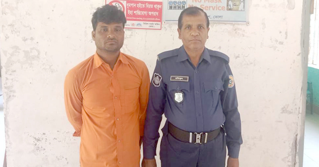 মনপুরায় গৃহবধূকে নির্যাতনের মামলায় যুবলীগ নেতা আটক