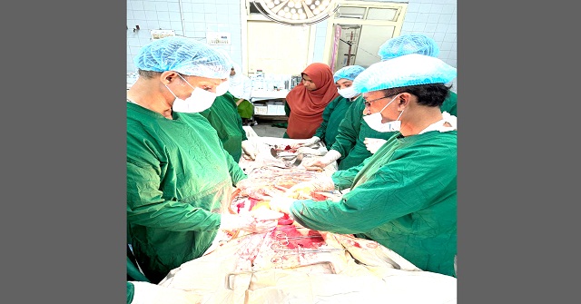 শেবাচিম হাসপাতালে ১২ কেজি ওজনের বিরল টিউমার অপসারণ