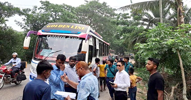 নিরাপত্তা নিশ্চিতে বরিশাল-ঢাকা মহাসড়কে অভিযান