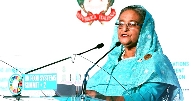 জাতিসংঘের খাদ্য সম্মেলনে প্রধানমন্ত্রীর ৫ প্রস্তাব